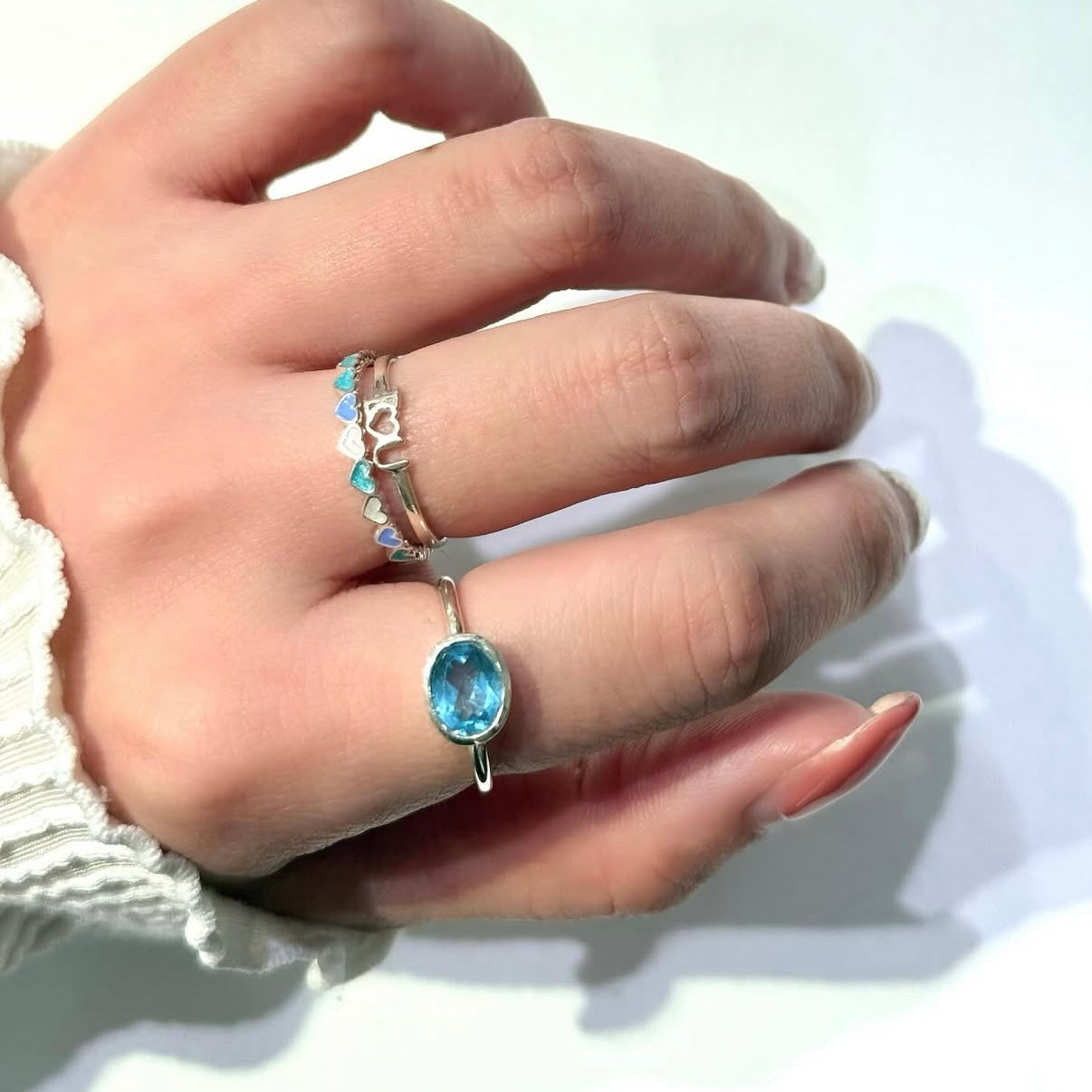 〈横浜限定〉Heart enamel ring