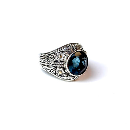 《 FUKUOKA limited 》【Biju mam poco】Blue Fluorite ring