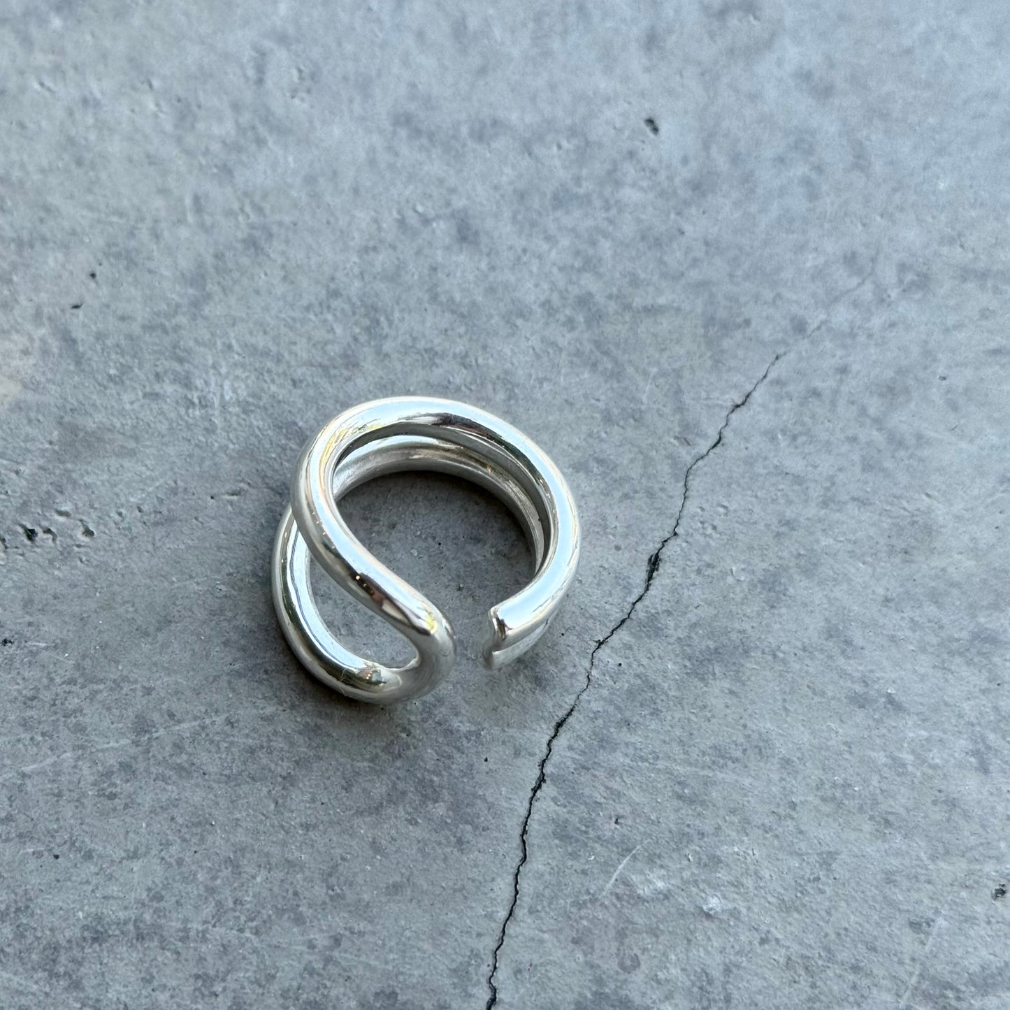 Silver925 plain ring 16