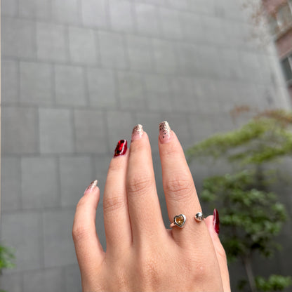 Heart fork ring 2