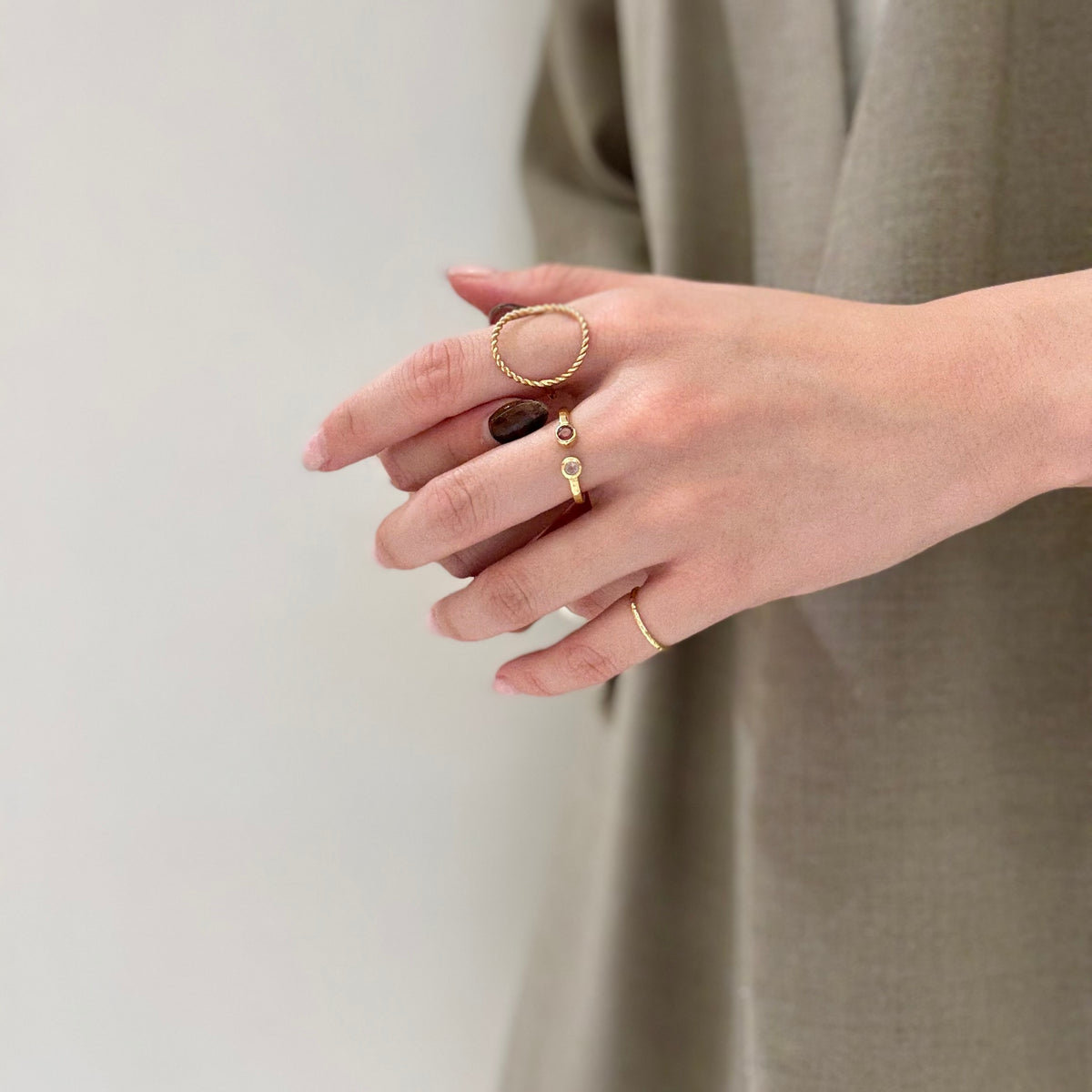 Brass plain ring 20