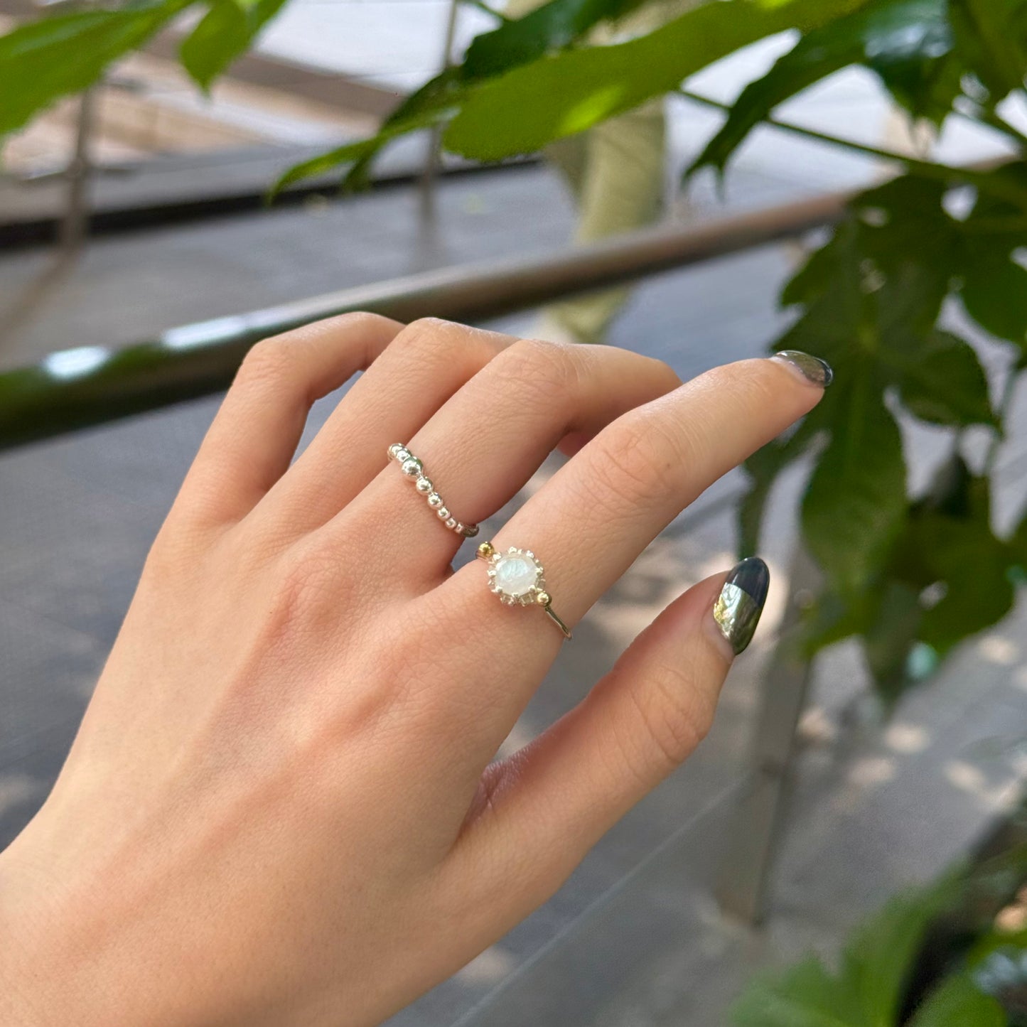 Silver925×Brass design ring 16