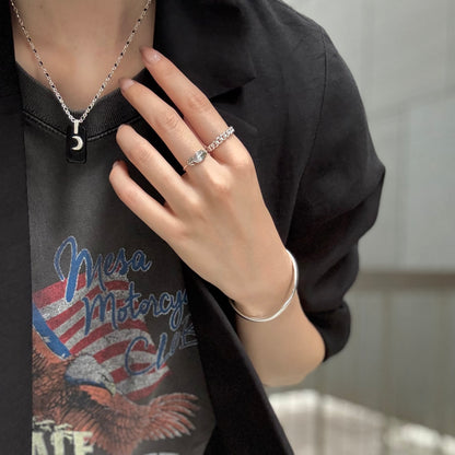 Feather plain ring 2