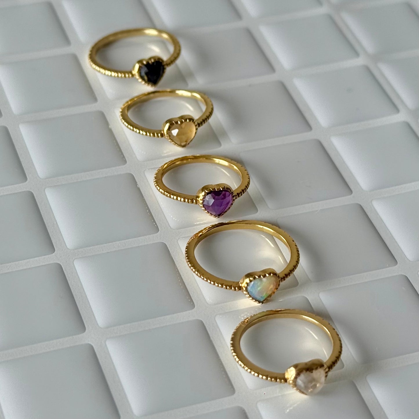 Brass Heart ring 1
