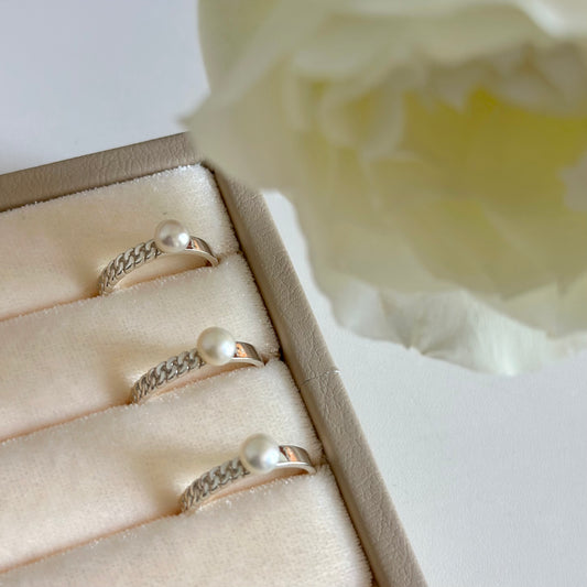 Pearl design ring 13