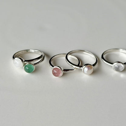 Silver925 1stone ring 6