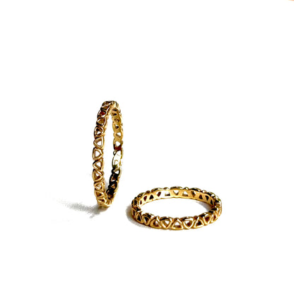 Brass plain ring 24
