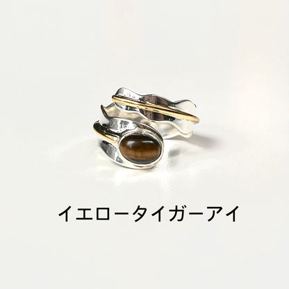 Silver925×Brass design ring