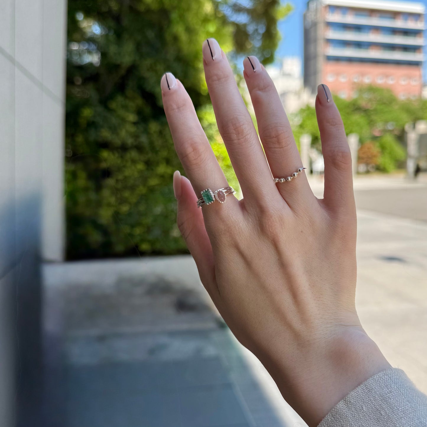 Silver925 plain ring 15