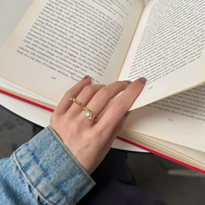 Brass 2finger ring