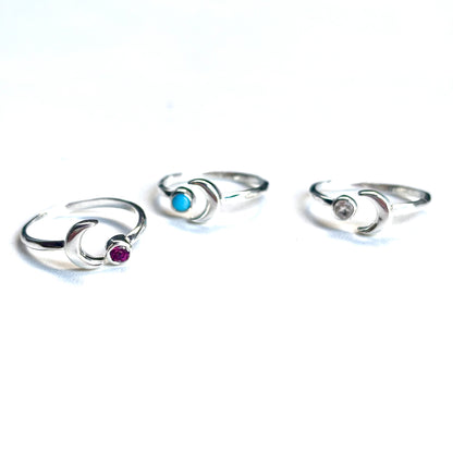 Moon design ring 4