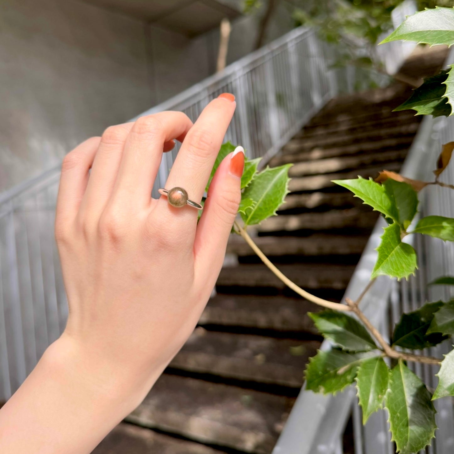 Silver925 1stone ring 1