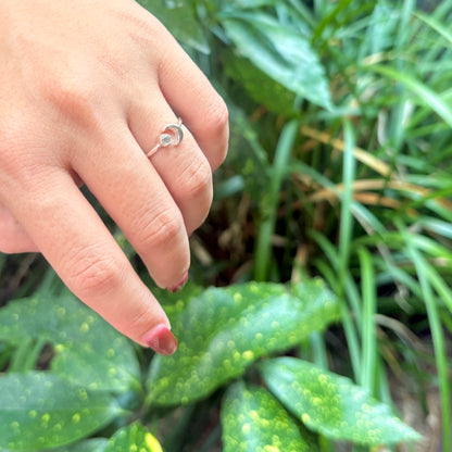 Moon design ring 4