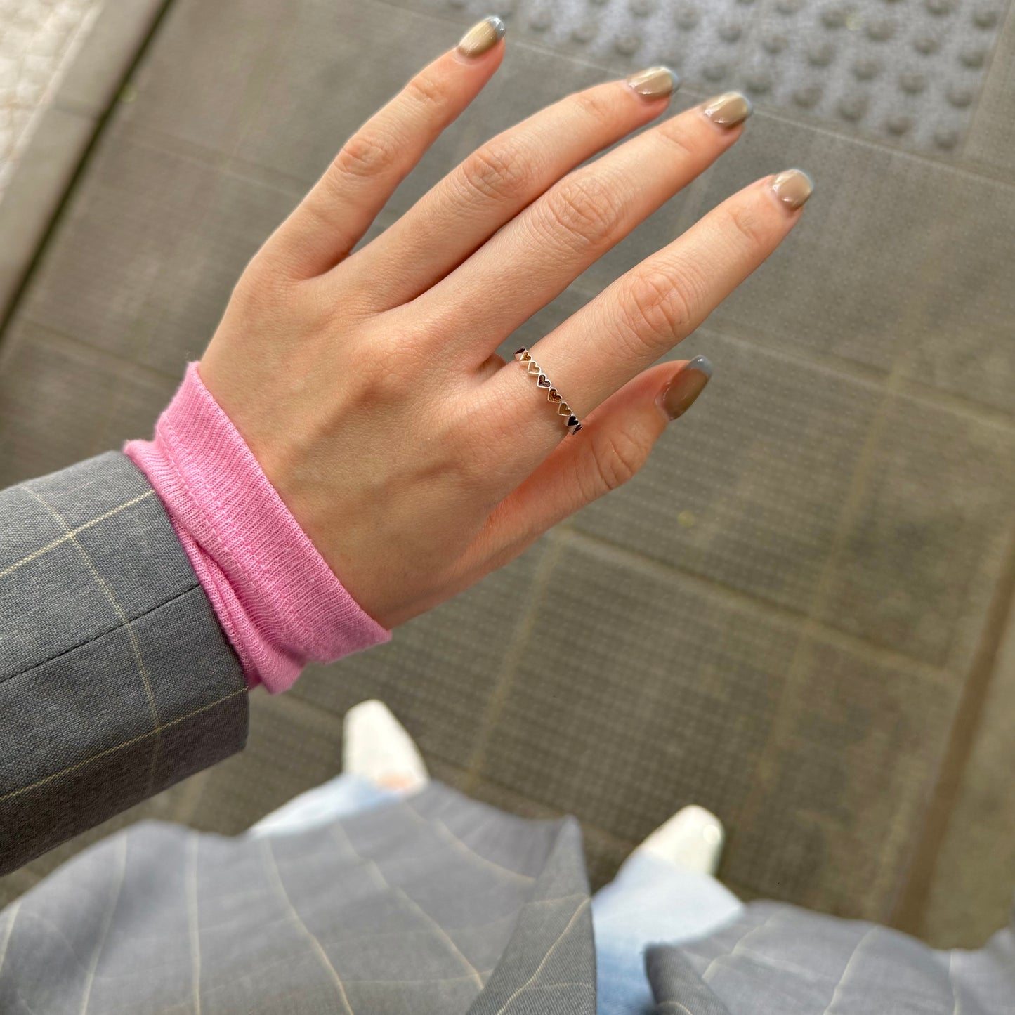 〈渋谷限定〉Heart enamel ring