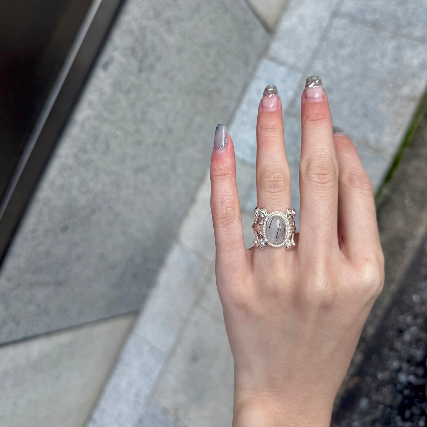 Silver925 design ring 9