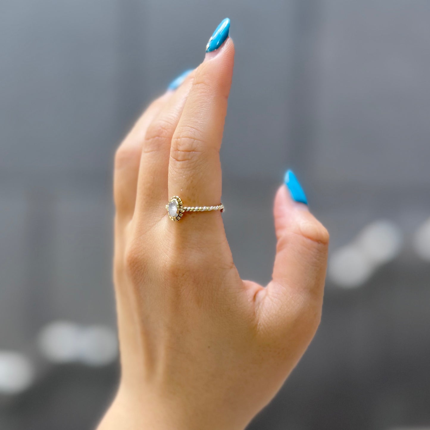 Silver925×Brass petit ring 3