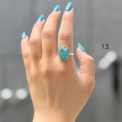 American turquoise ring