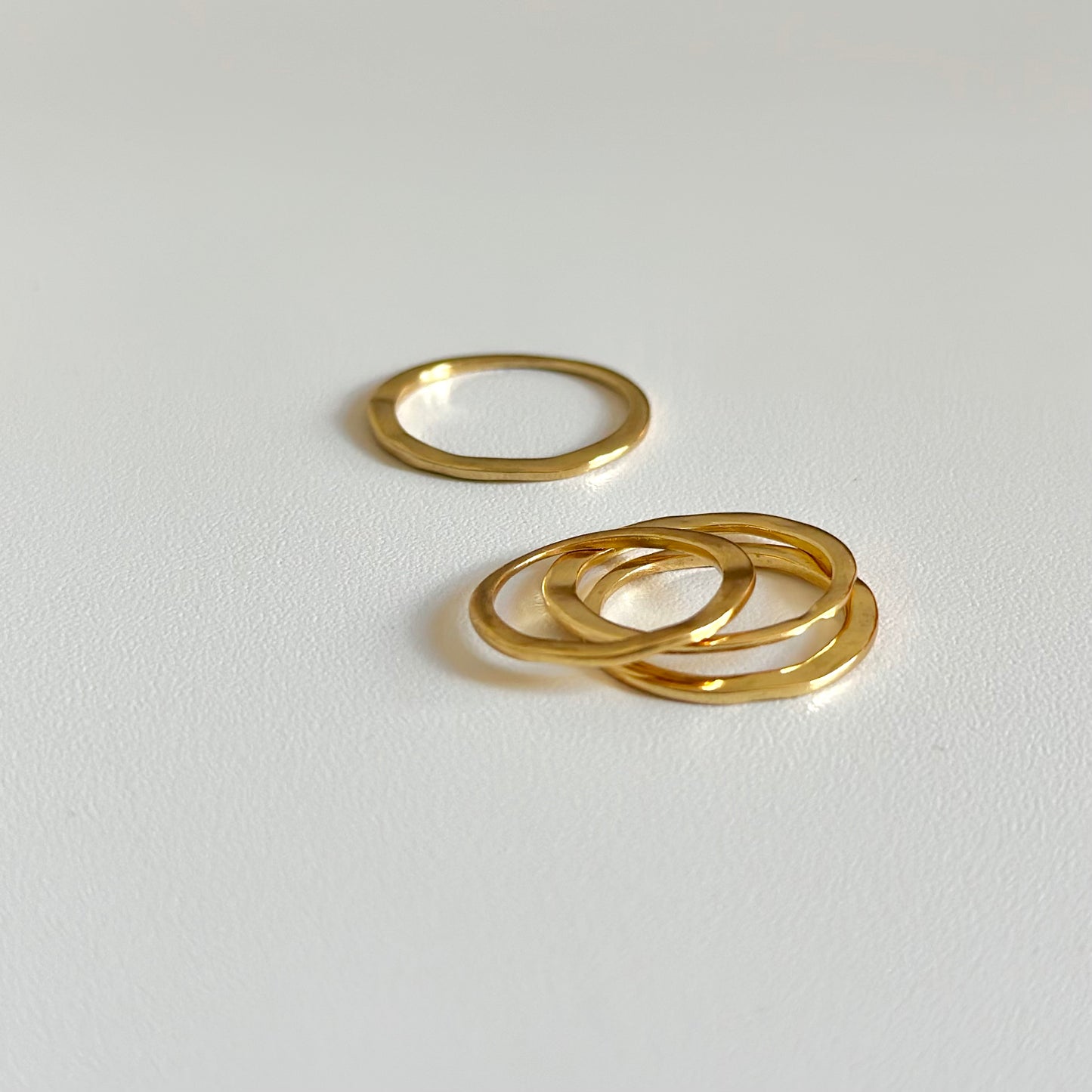 Brass plain ring 8