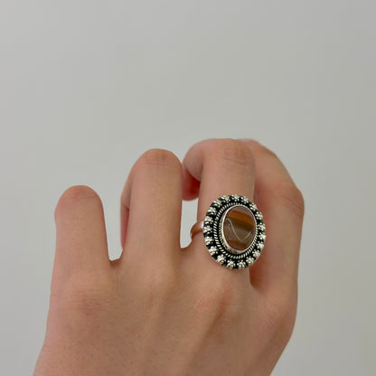 Flower design ring 14