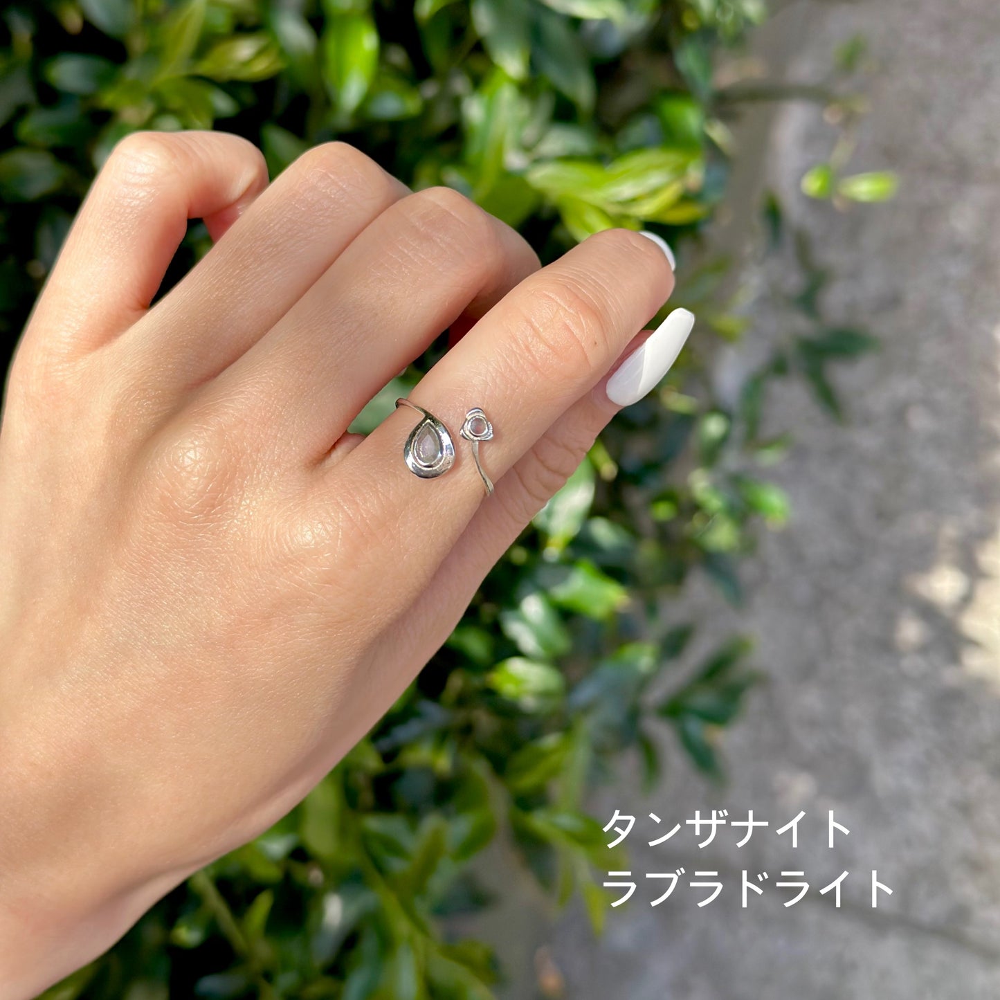 Silver925 2stone ring 3
