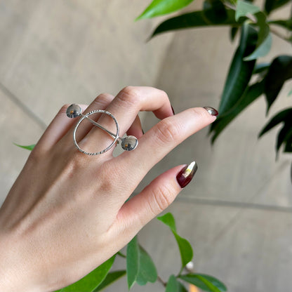 Silver925 plain ring 84