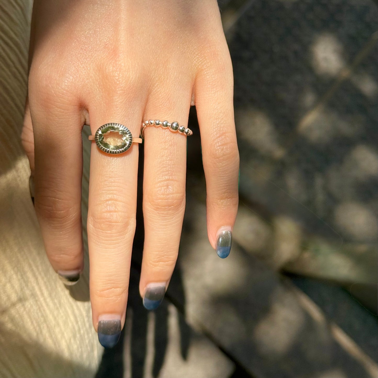 Silver925 1stone ring 8
