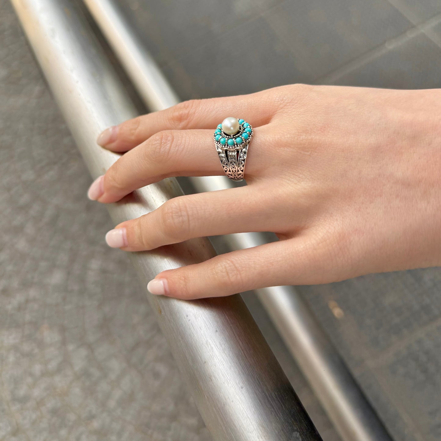 【Bijumam poco】Flower design ring 1