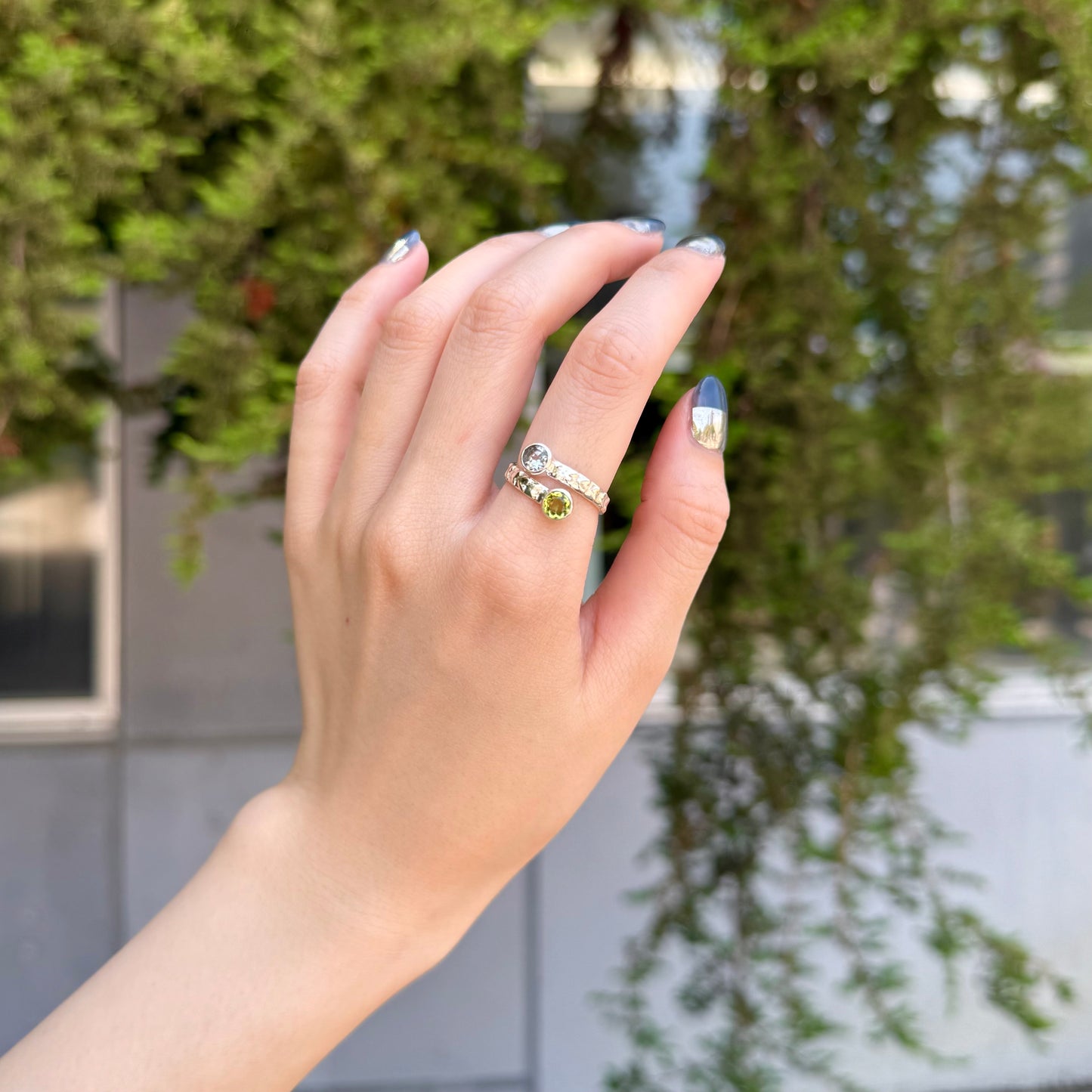 Heart 2stone ring 29