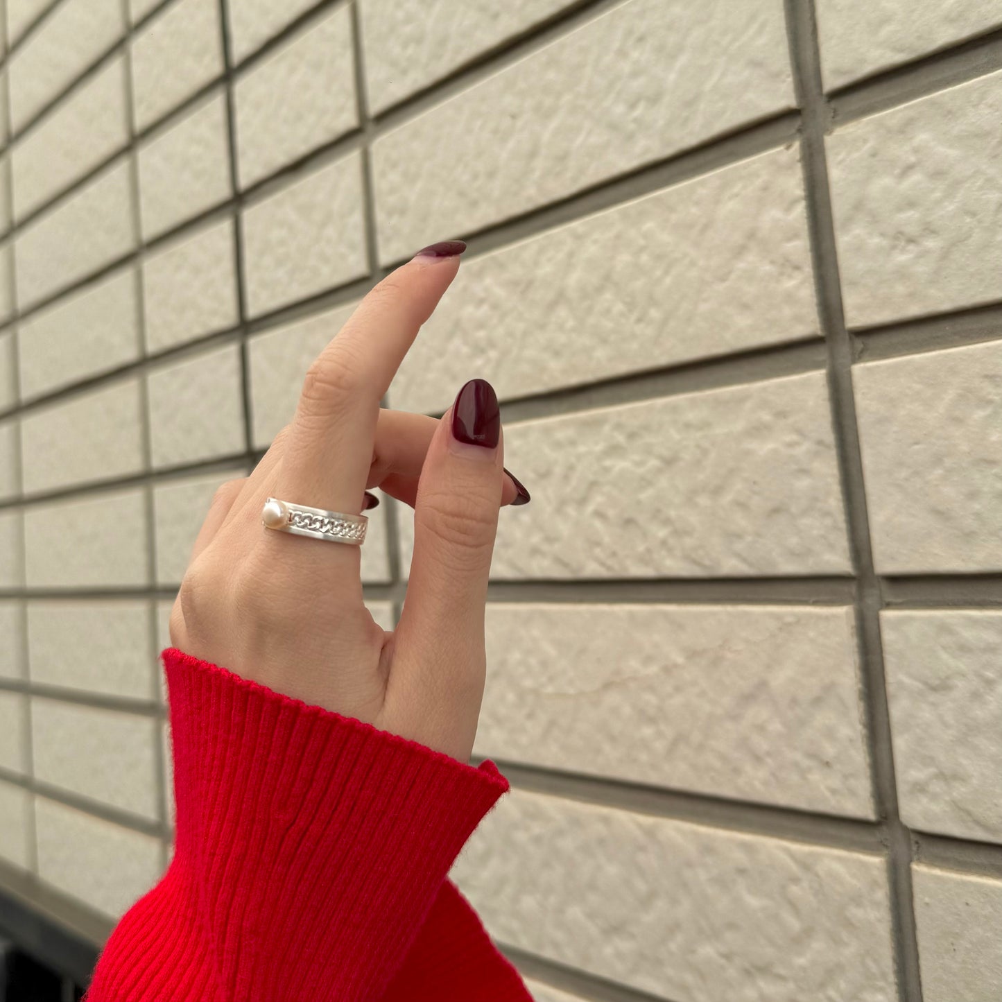 Pearl design ring 5