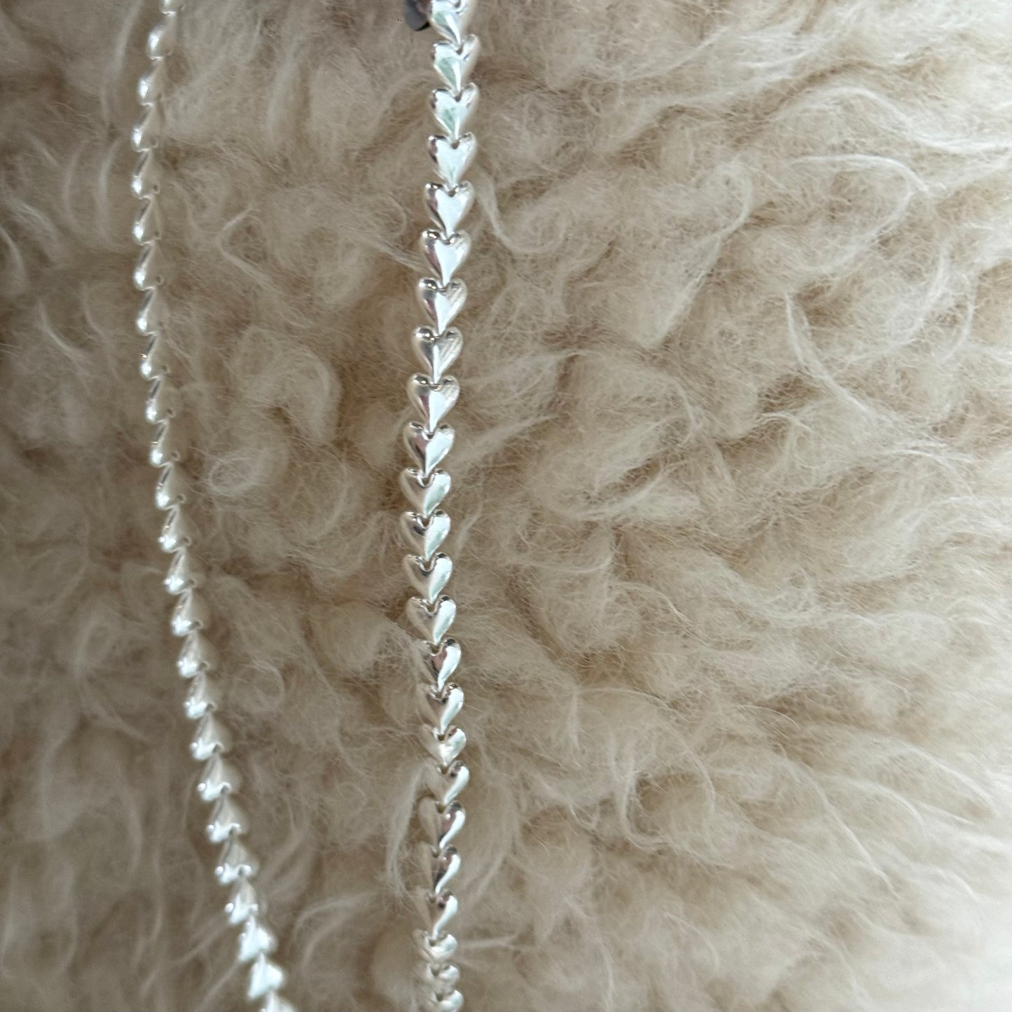 Silver925 chain  necklace 〈Heart〉2