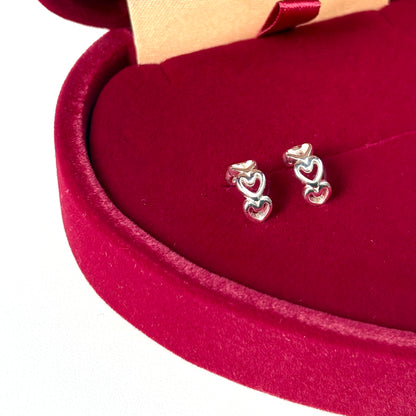 Silver925 plain pierce〈Heart〉1