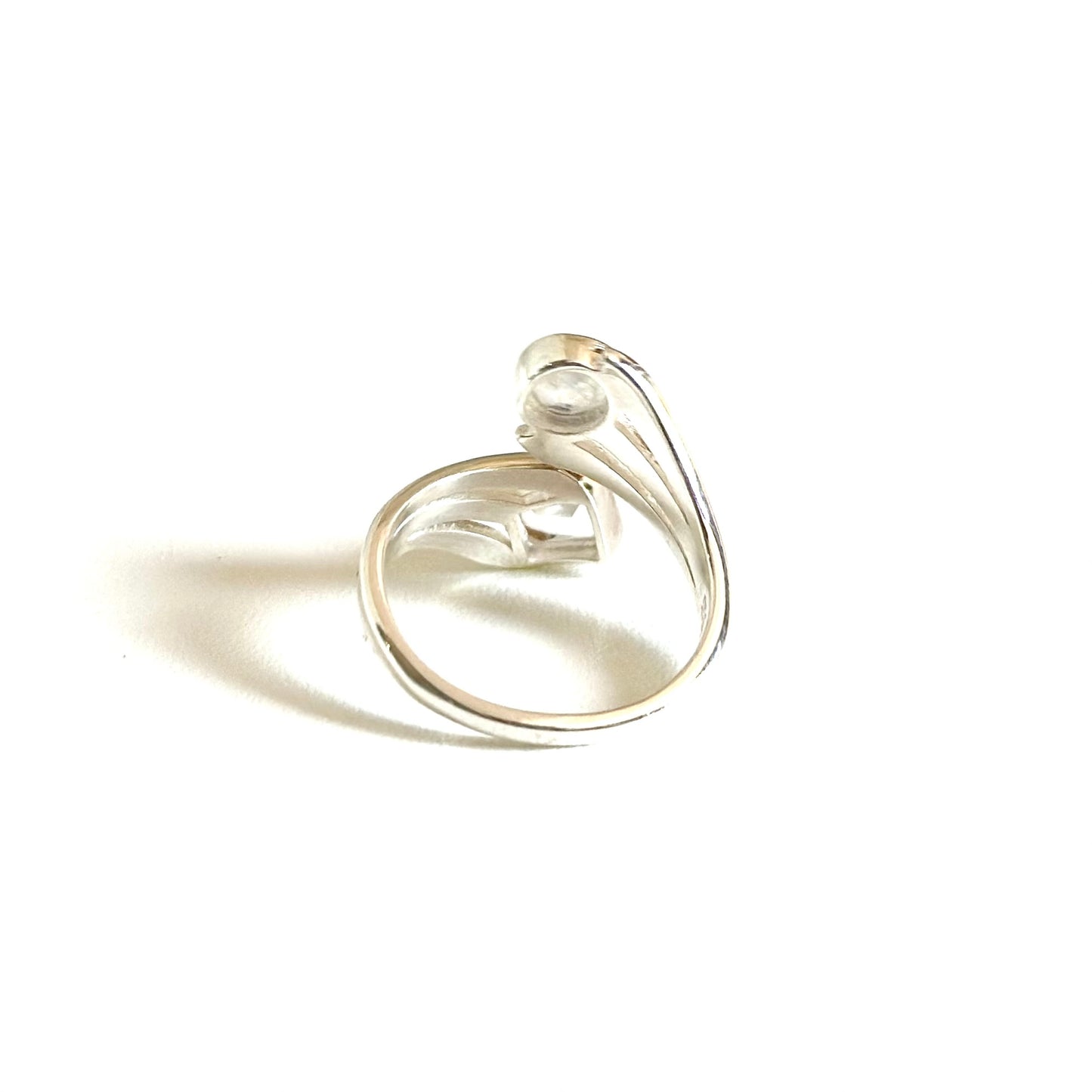Silver925 2stone ring 14