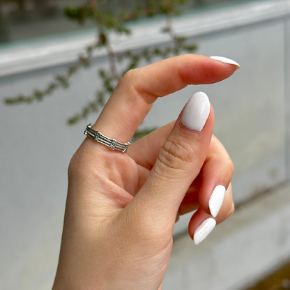 【Bilu mam poco】Osaka limited Silver925 plain  ring