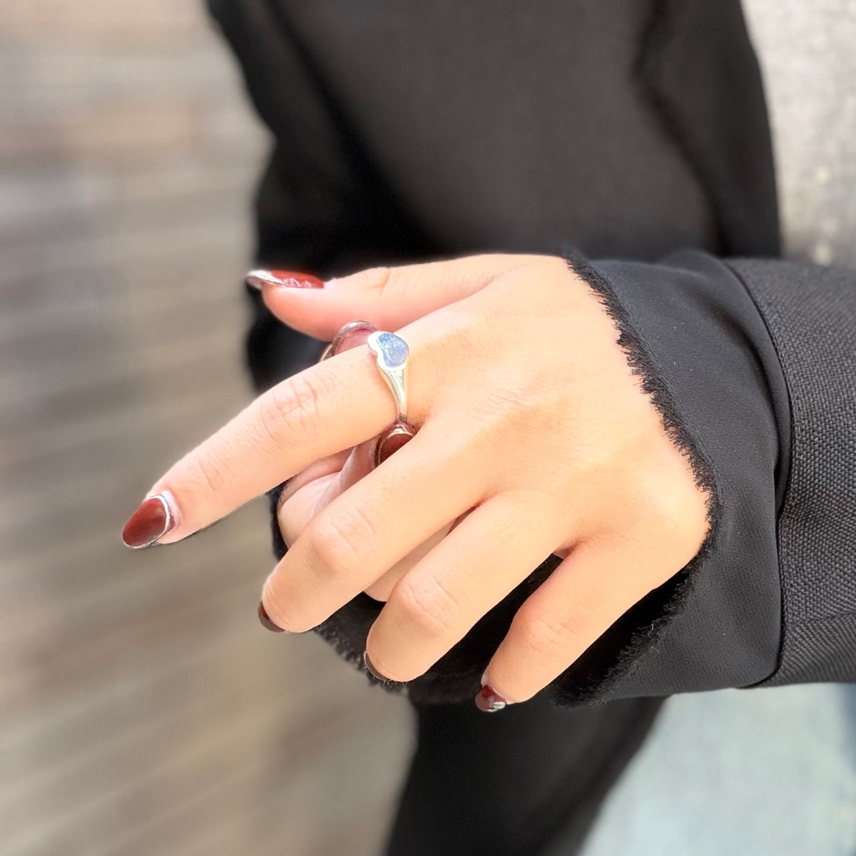 Heart plain ring 85