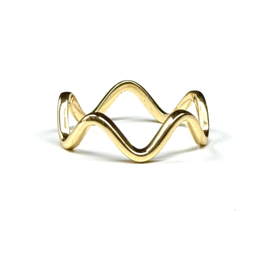Brass plain ring 61