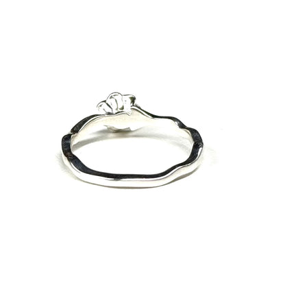 Flower plain ring 7