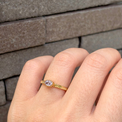Brass petit ring 10