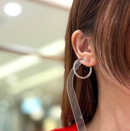 Silver925 hoop pierce 7