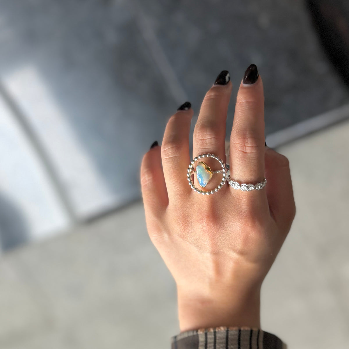 Opal ring 8