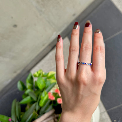 【オンライン先行】Triangle enamel ring 2