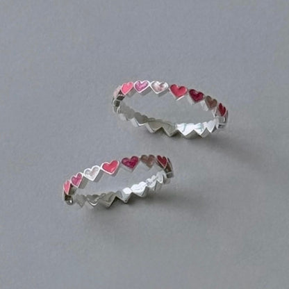 〈名古屋限定〉Heart enamel ring
