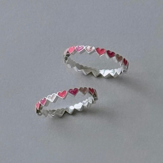 〈名古屋限定〉Heart enamel ring