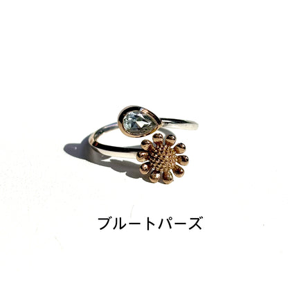 Flower design ring 21