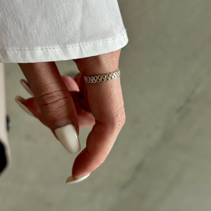 Silver925 plain ring 83