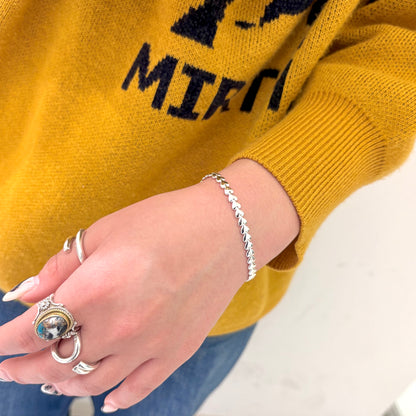 Silver925 chain  bracelet〈Heart〉