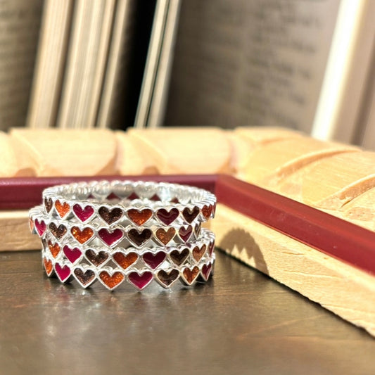 〈大阪限定〉Heart enamel ring