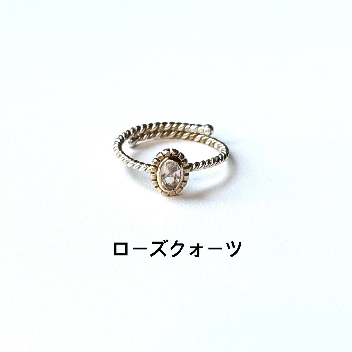 Silver925×Brass petit ring 3