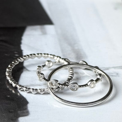 《新潟＆オンライン先行》Silver925 stacking ring 1