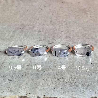 Silver925 roughcut ring 1