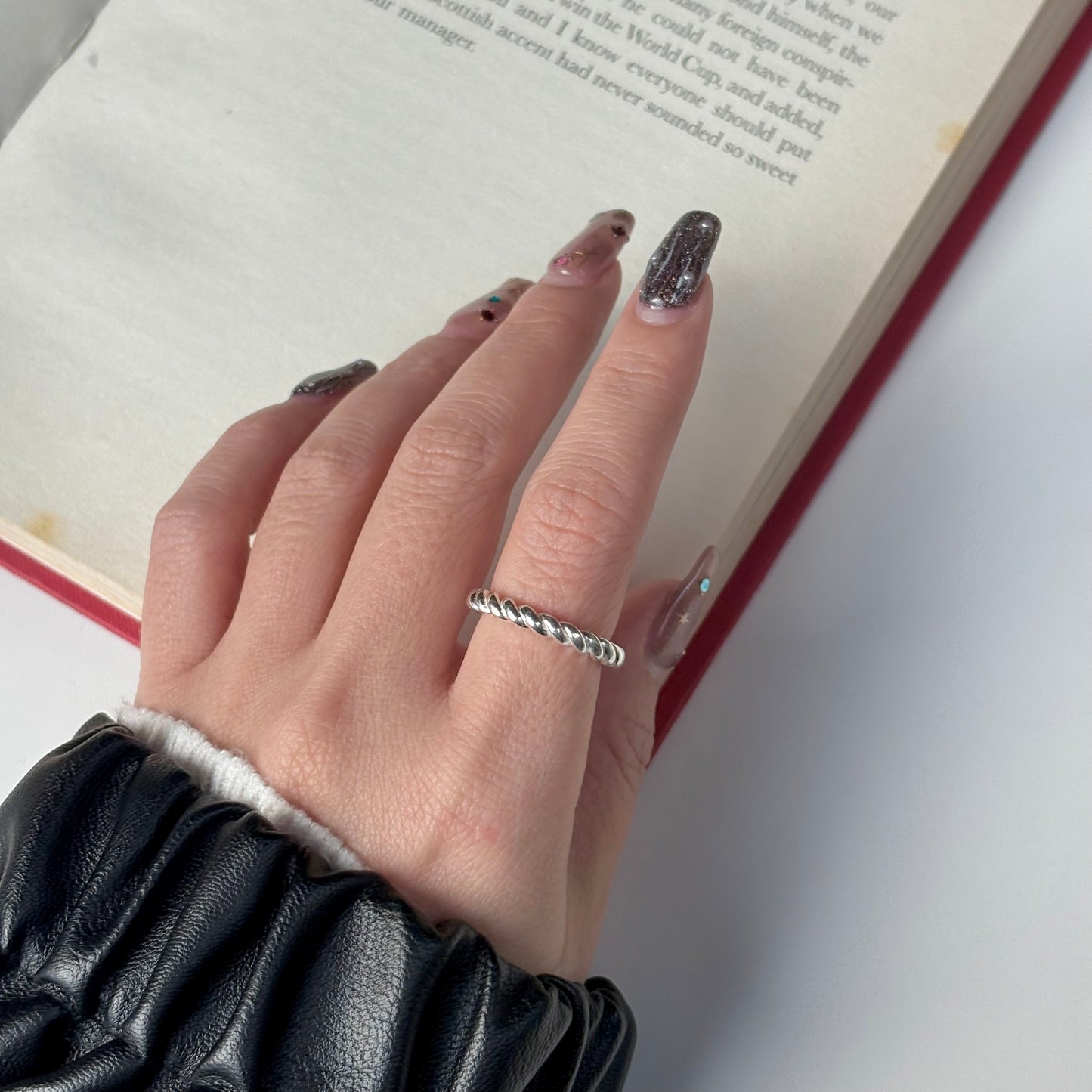 Silver925 plain ring 131